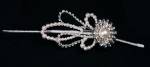 Pearl and crystal 1920s style side tiara WAS 45